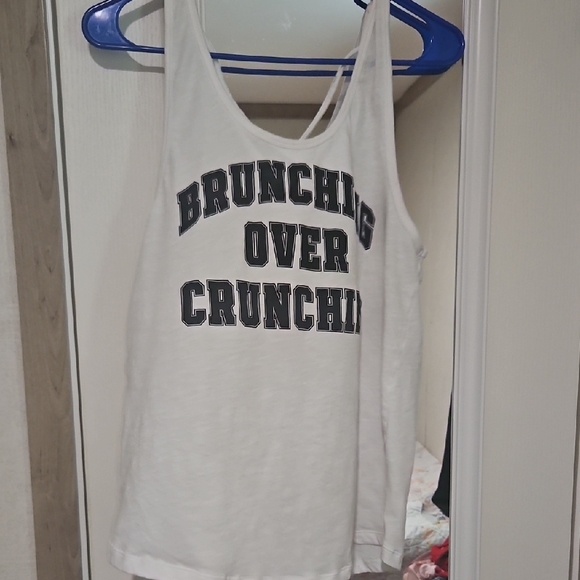 PINK Victoria's Secret Tops - Brunching Over Crunching